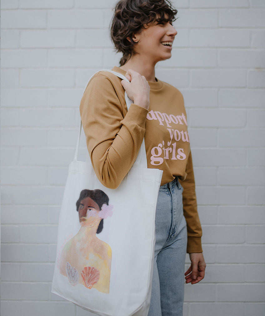 BRITTANY FERNS- Artist Tee & Tote Bag Combo