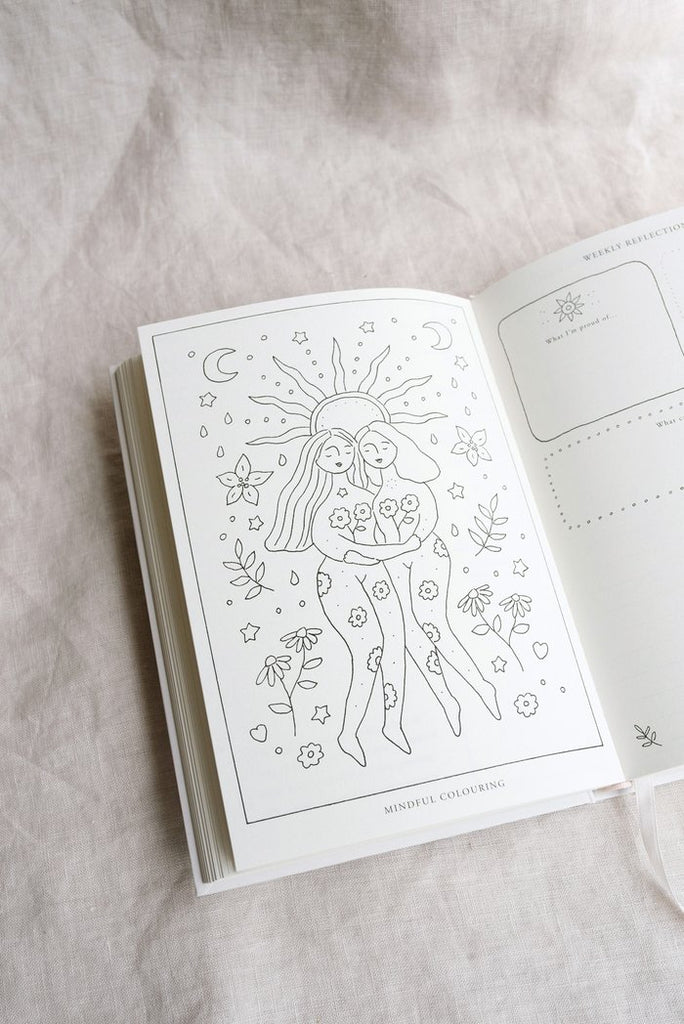 A YEAR OF COMING HOME: A guided Self-Love Journal