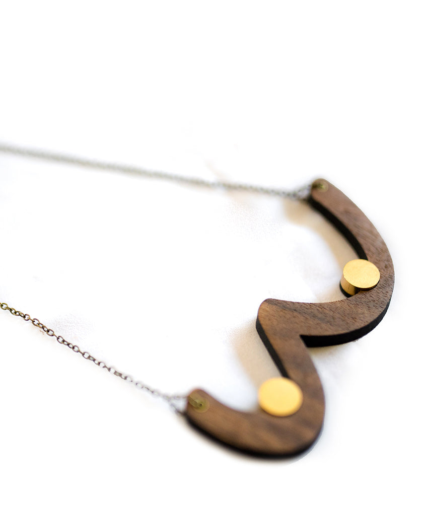 Brass Boobies Necklace